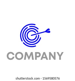 dart logo vector design template sign