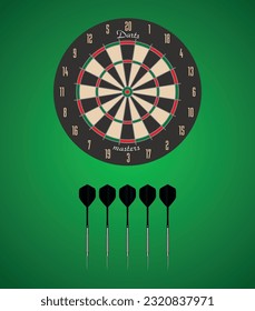dart masters target with darts competition championship