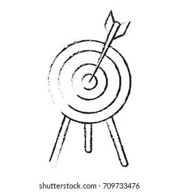 dart on bullseye icon image