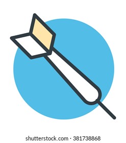 Dart Pin Vector Icon
