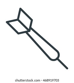 Dart Pin Vector Icon
