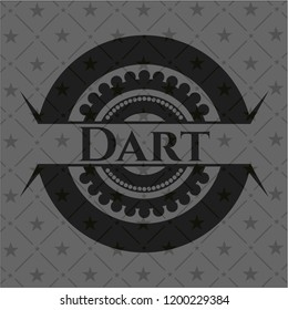 Dart realistic dark emblem