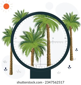 Dart Scope concept illustration Vector