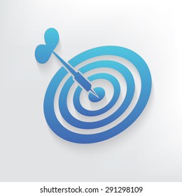 Dart symbol design,clean vector