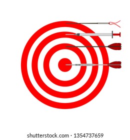 dart target vector. how accurate target.