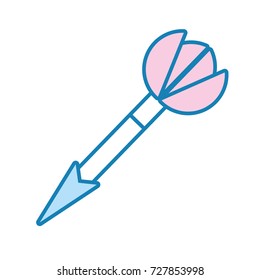 dart target  vector illustration