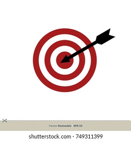 Dart Target Vector Logo Template Illustration Stock Vector (Royalty ...