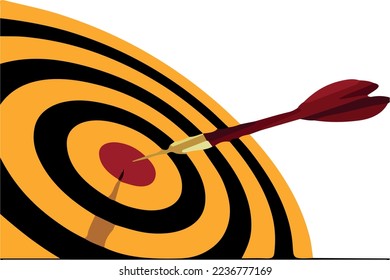 dardo vectorial dart board de color