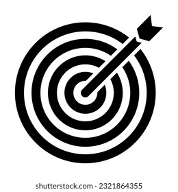 Dart Vector Glyph Icon For Personal And Commercial Use.
