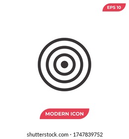 Icono vector Dart, signo simple para sitio web y aplicación móvil.