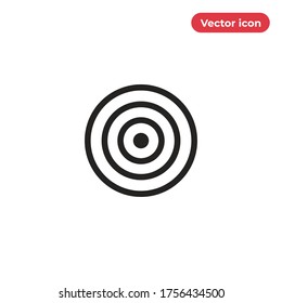 Icono vector Dart, signo simple para sitio web y aplicación móvil.