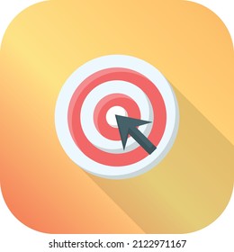 dart Vector ilustración en un fondo transparente.Símbolos de calidad premium.Icono plano de línea vectorial para concepto y diseño gráfico.
