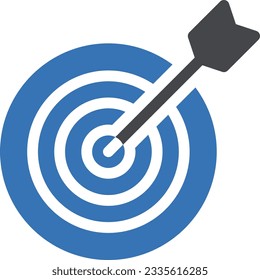 dart Vector ilustración en un fondo transparente.Símbolos de calidad premium.Icono vector glifos para concepto y diseño gráfico. 
