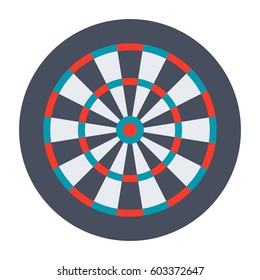 Dart Board Without Numbers Vector Stock Vector (Royalty Free) 396138403
