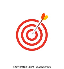 Dartboard icon isolate on white background.