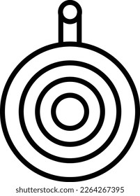 Dartboard Line Vectorsymbol-Design