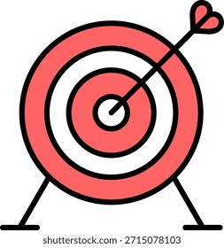 Dartboard Neue Icons Design Vektor