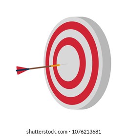 Dartboard target symbol