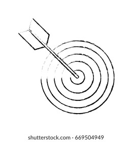 Dartboard target symbol