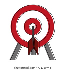 Dartboard target symbol