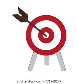 Dartboard target symbol