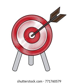 Dartboard target symbol