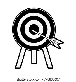 Dartboard target symbol