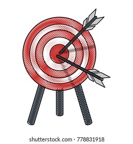 Dartboard target symbol