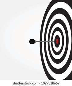 Dartboard. vector illustration