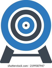 dartboard  Vector illustration on a transparent background. Premium quality symmbols. Glyphs vector icons for concept and graphic design. 
