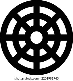 ilustración del vector dartboard en un fondo transparente.Símbolos de calidad premium.Icono del vector de trazo para el diseño de concepto y gráfico.