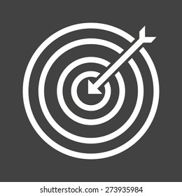 Darts, arrow, archery, dartboard, sports icon vector image. Can also be used for fitness, recreation. Suitable for web apps, mobile apps and print media.