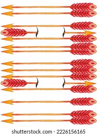 Darts background set image, vector