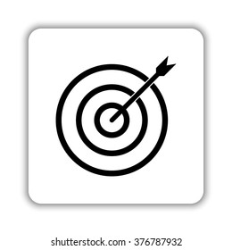 darts  - black vector icon