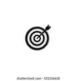 darts  - black vector icon