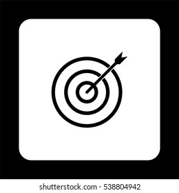 darts -  black vector icon