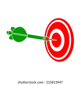 darts dart in a target