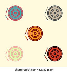 Darts and dartboard collection