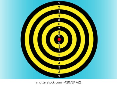 Darts. Dartboard. Vector illustration