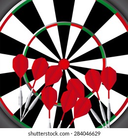 darts game design, vector illustration eps10 graphic 