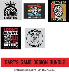 darts game t shirt bundle svg