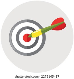 Darts icon clipart isolated vector illustration