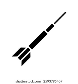 Darts icon outline design vector illustration on a white background