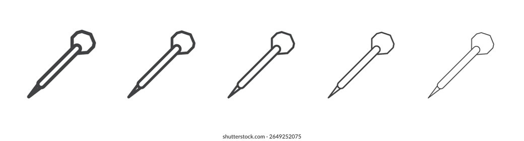 ícone de dardos simples ilustração coleção símbolo