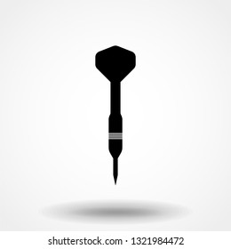 Darts icon. Simple illustration of darts vector icon for web