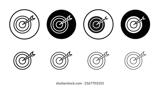 darts icon Symbol mark in filled style