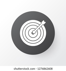 Darts icon symbol. Premium quality isolated aim element in trendy style.