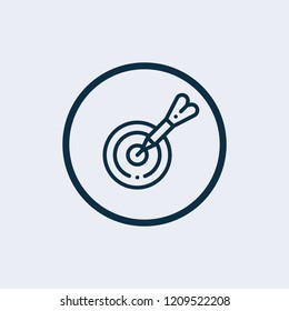 Darts icon. Vector illustration