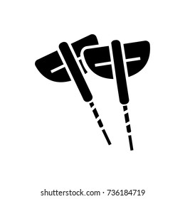 darts icon, vector illustration, black sign on isolated background