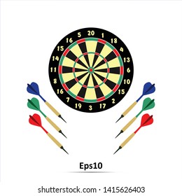 Darts icon. Vector illustration. Eps10
